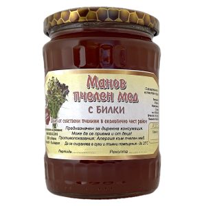 Буркан манов мед с билки